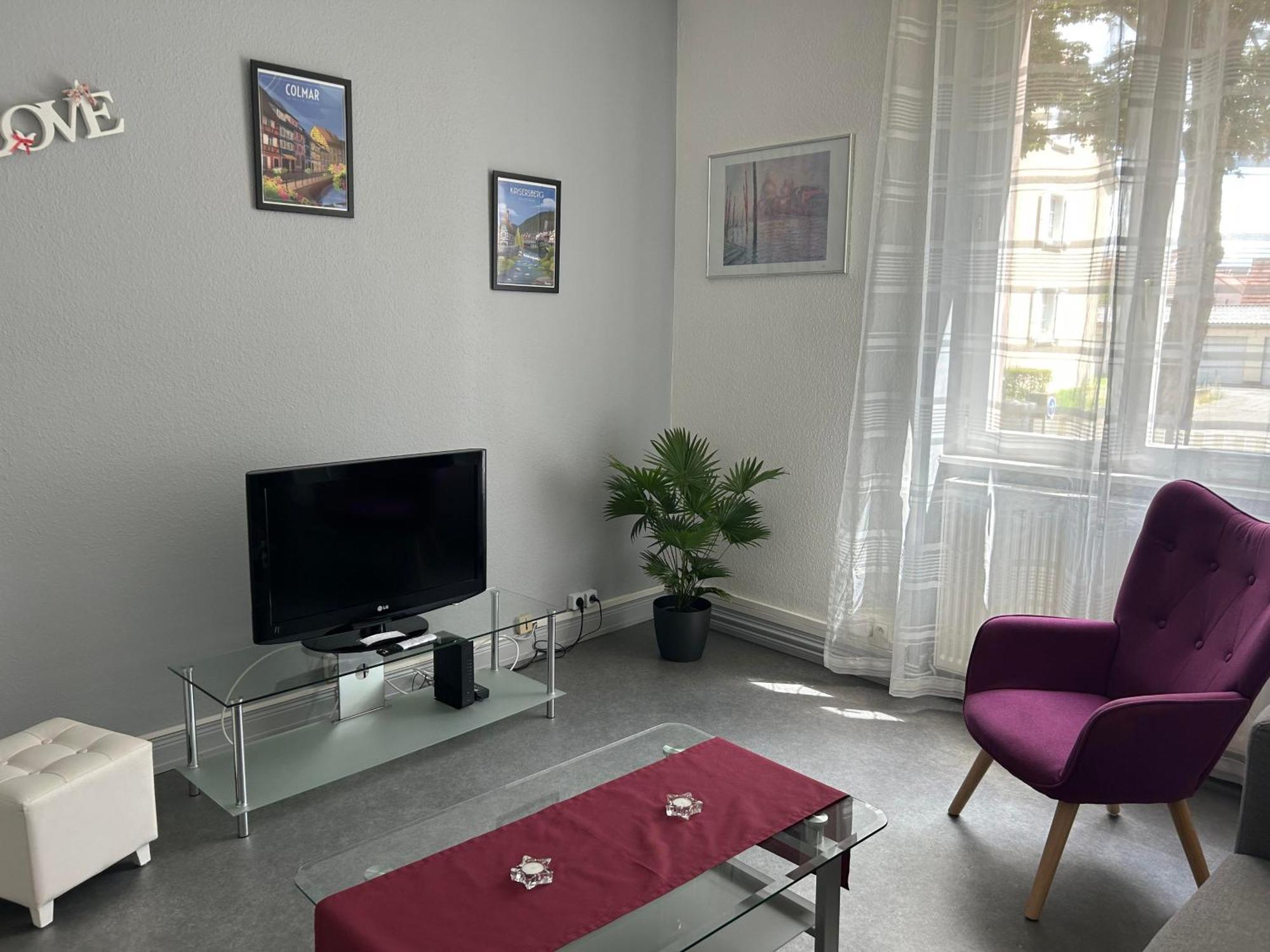 Apartment T3 Tres Calme - Le Bartholdi - Centre De